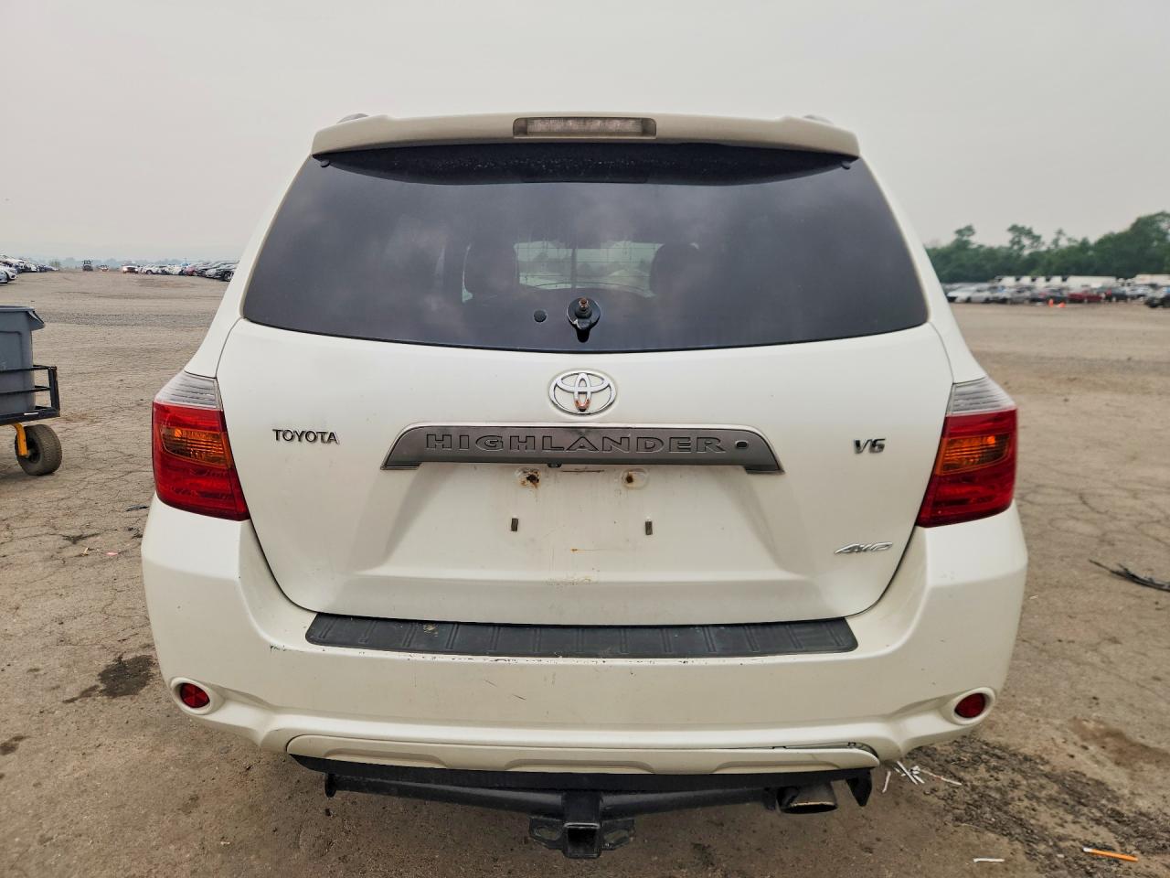 2008 Toyota Highlander Sport White vin: JTEES43A682037934