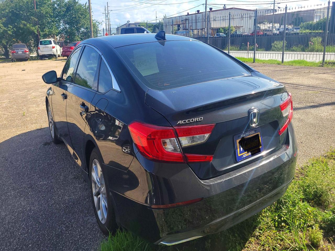 2019 Honda Accord Lx Black vin: 1HGCV1F15KA045082