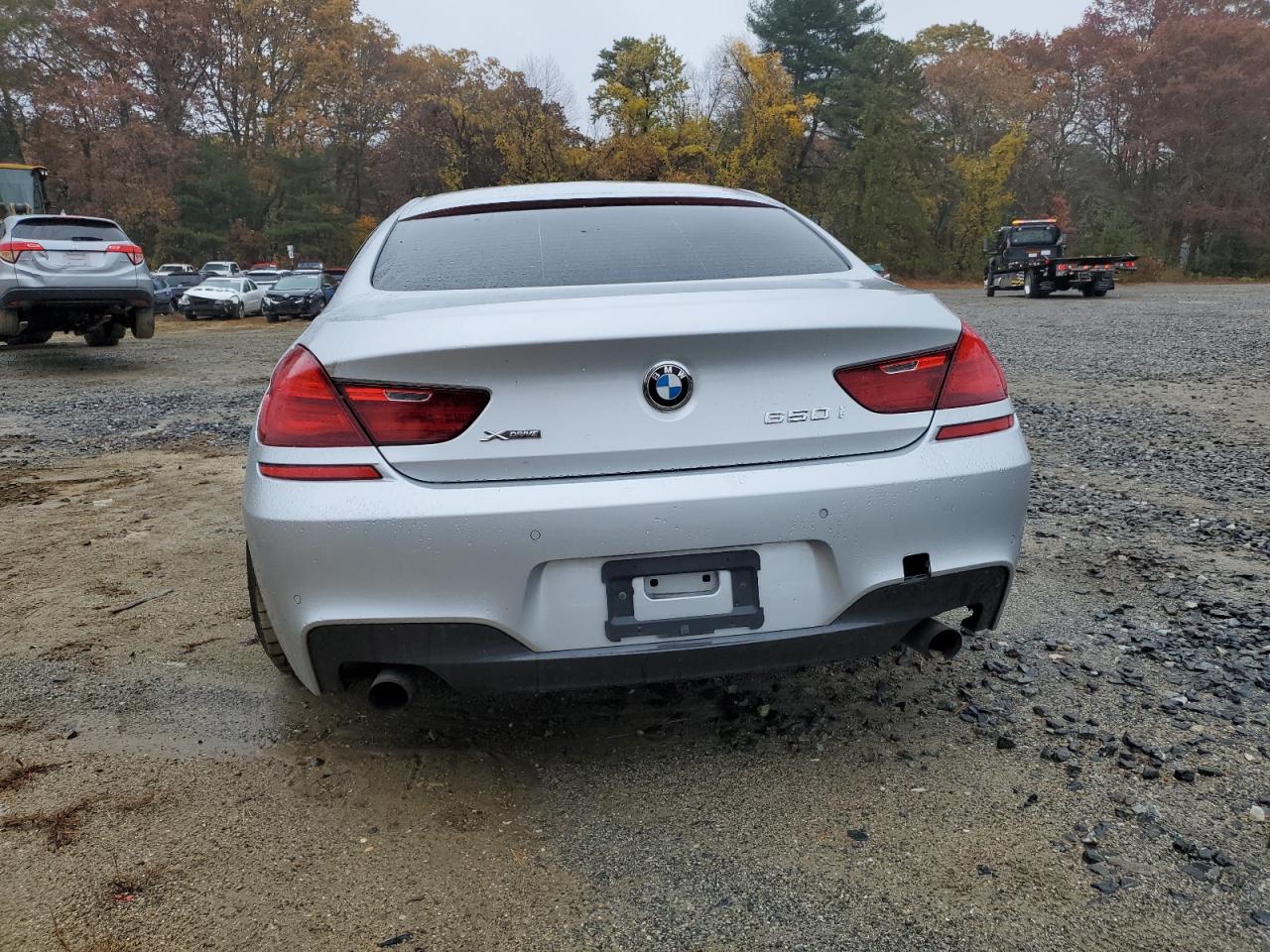 2014 Bmw 650 Xi Gran Coupe Серебряный vin: WBA6B4C51ED099119