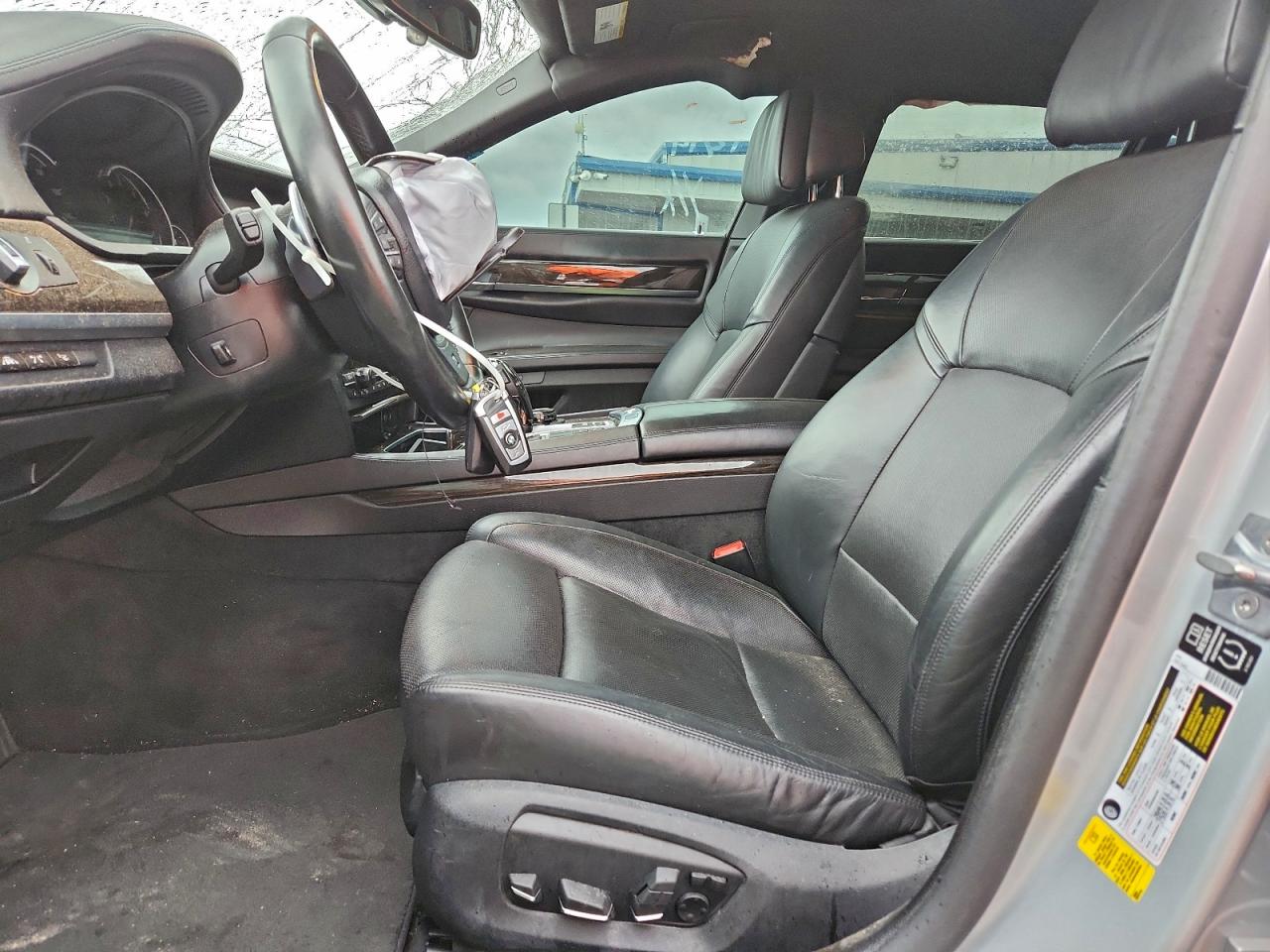 2015 Bmw 750 I Silver vin: WBAYA8C50FD825489