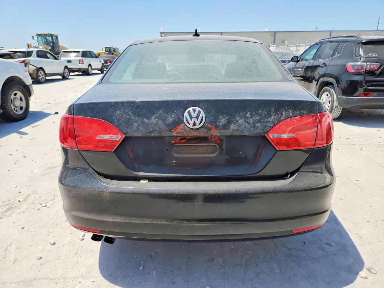 2014 Volkswagen Jetta Se Black vin: 3VWD17AJ4EM392707