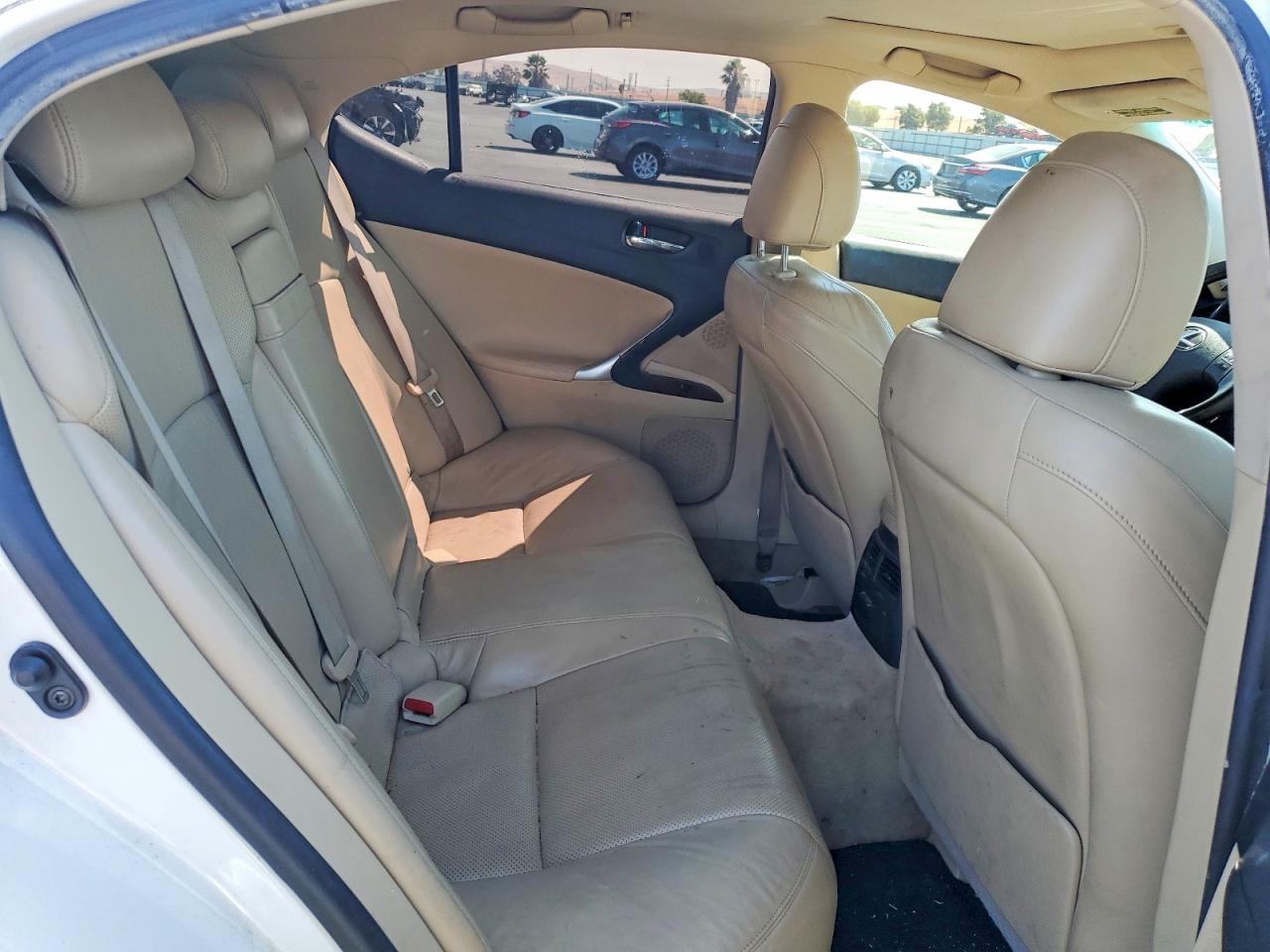 2006 Lexus Is 350 White vin: JTHBE262265004656