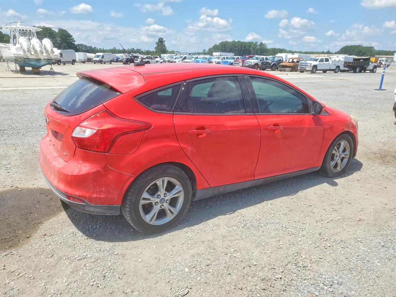 2012 Ford Focus Se Red vin: 1FAHP3K28CL327513