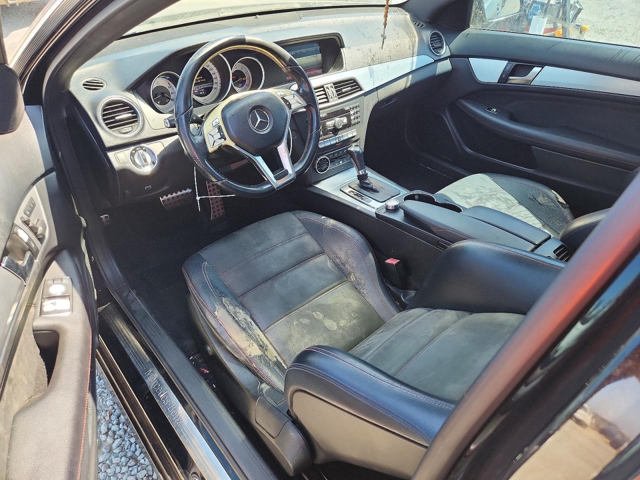 2013 Mercedes-benz C 250 Black vin: WDDGJ4HBXDF994187