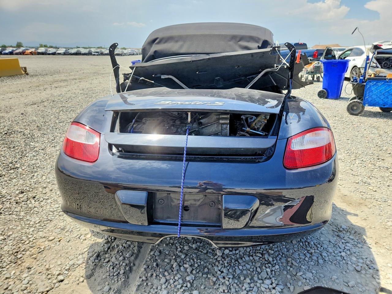 2006 Porsche Boxster S Gray vin: WP0CB29846U730409