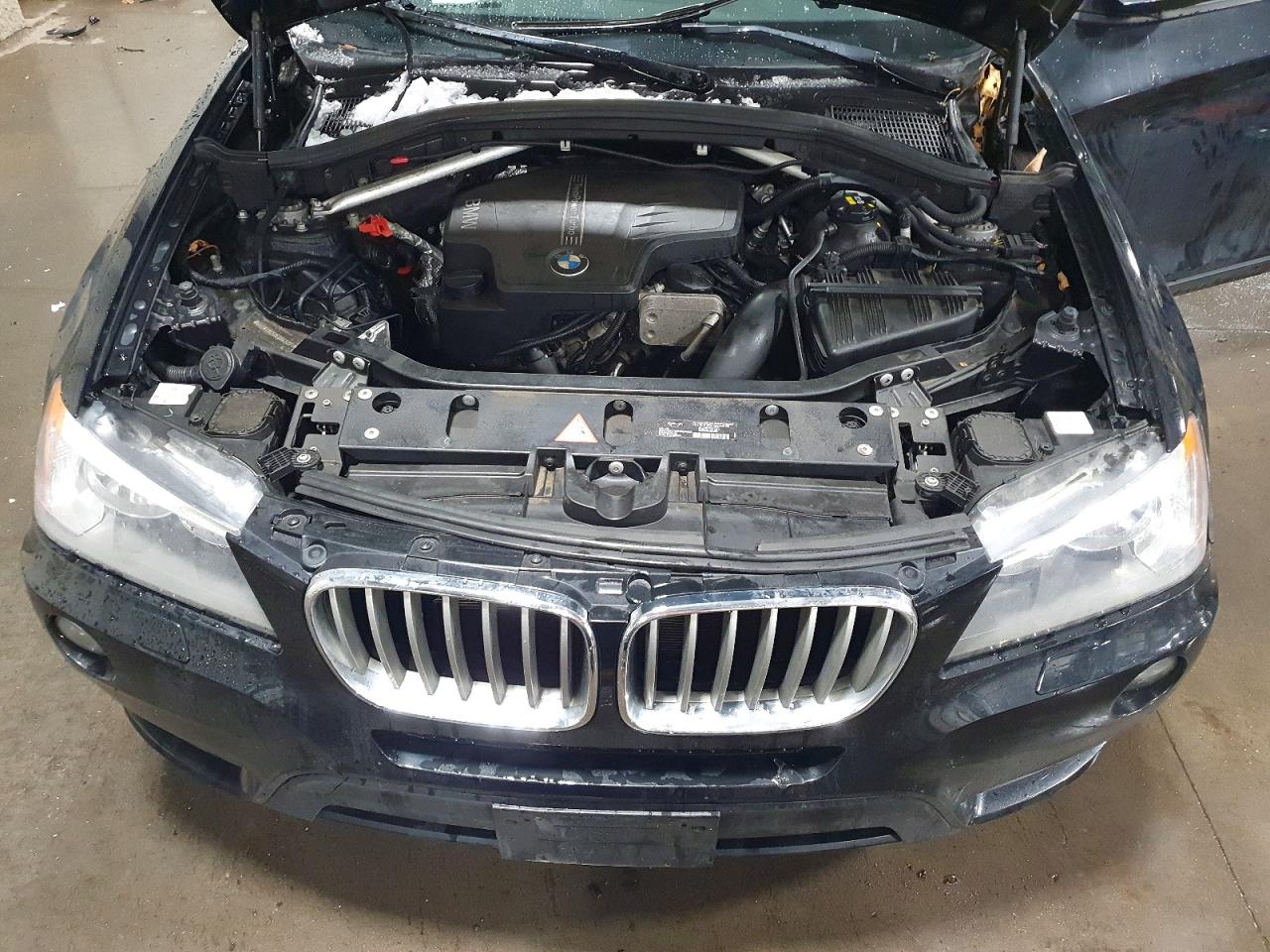 2014 Bmw X3 Black vin: 5UXWX9C58E0D43391