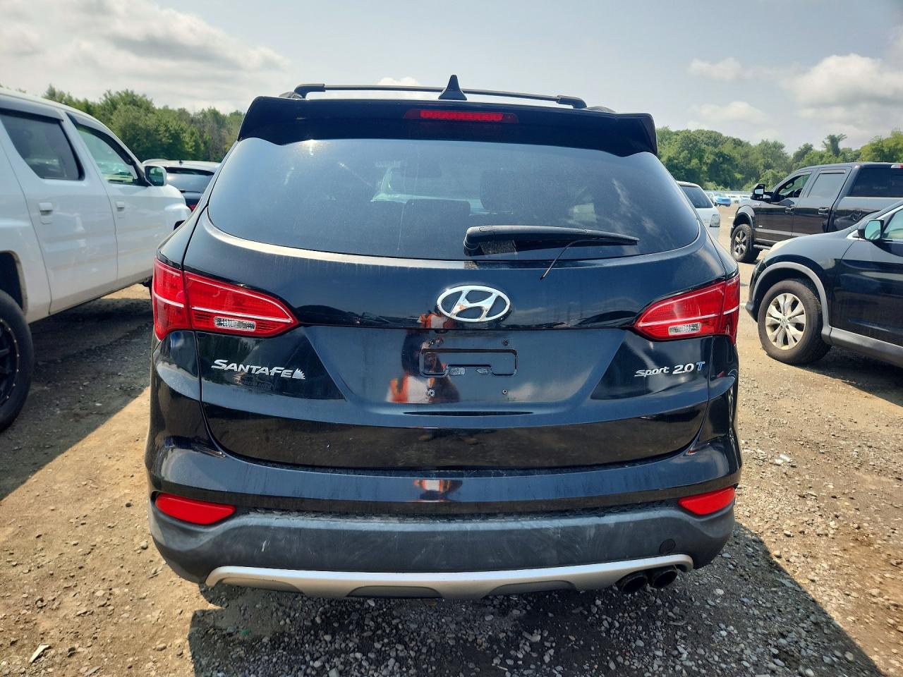 2013 Hyundai Santa Fe Sport 2.0t Black vin: 5XYZU3LA0DG081647