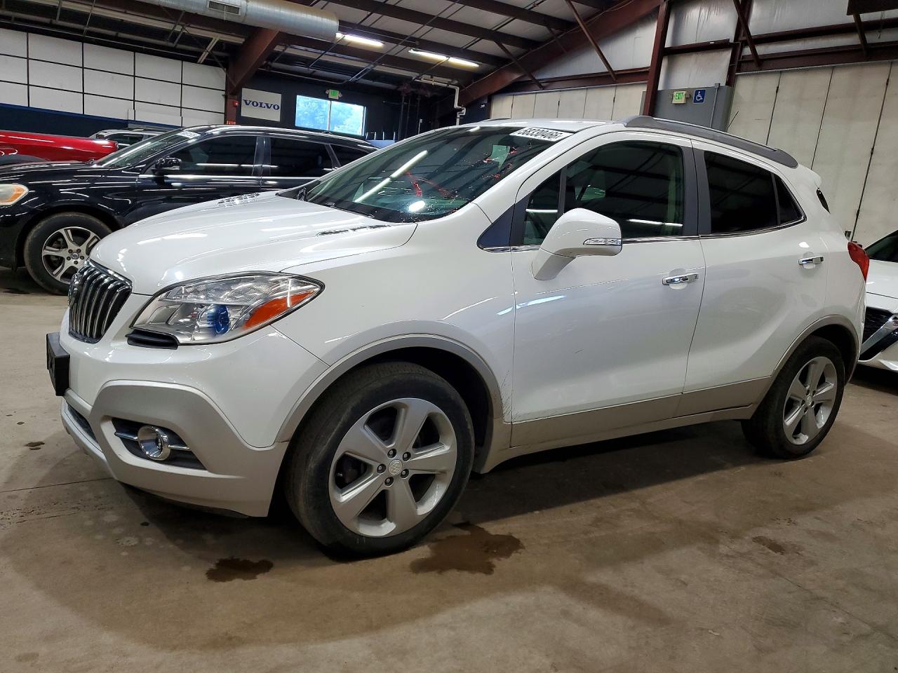2014 Buick Encore White vin: KL4CJCSB7EB782099