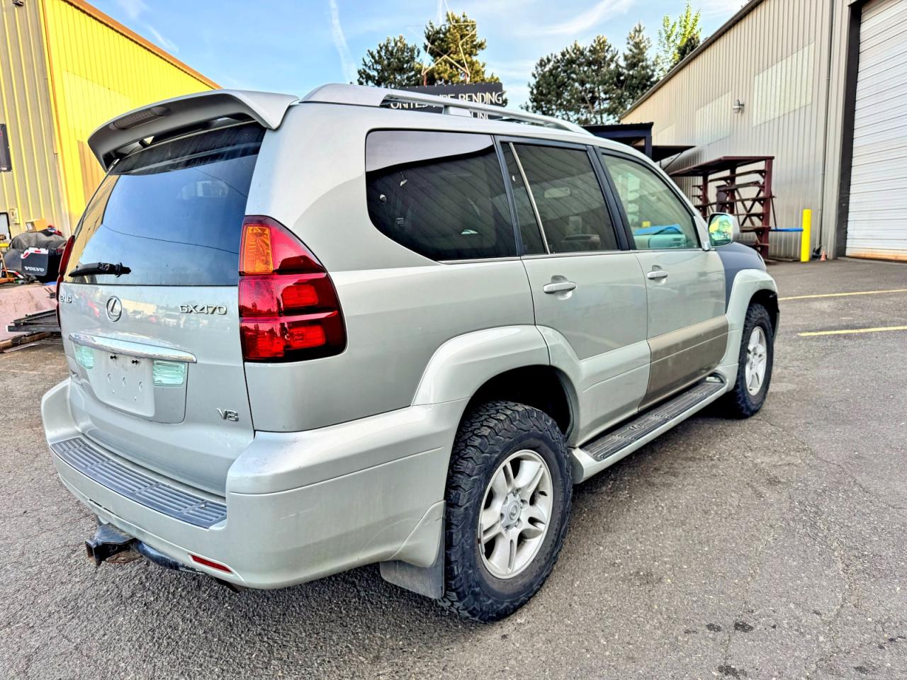 2003 Lexus Gx 470 Base Silver vin: JTJBT20X130004567