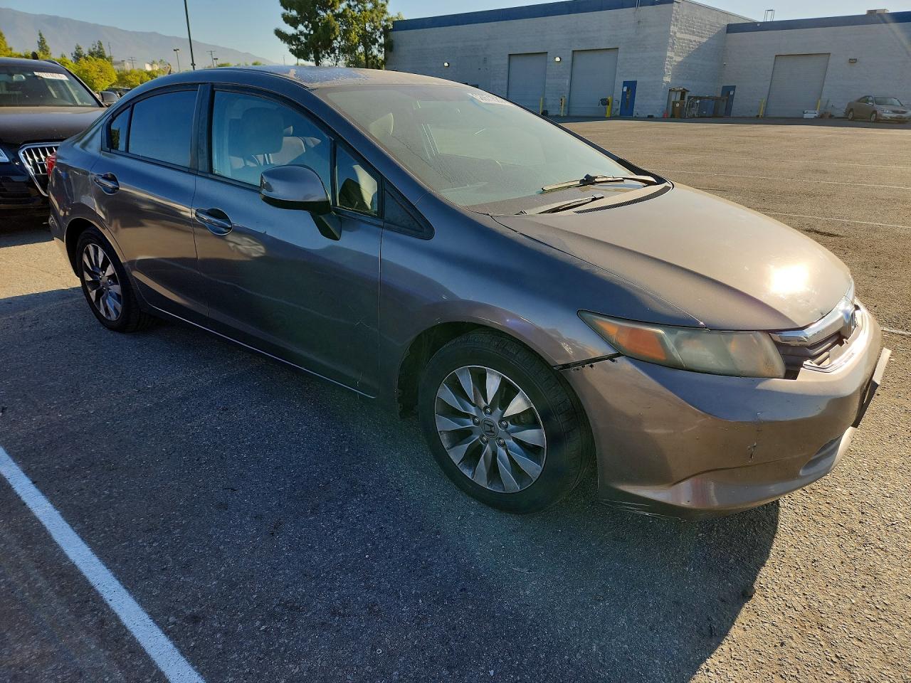 2012 Honda Civic Lx Tan vin: 19XFB2F5XCE303981