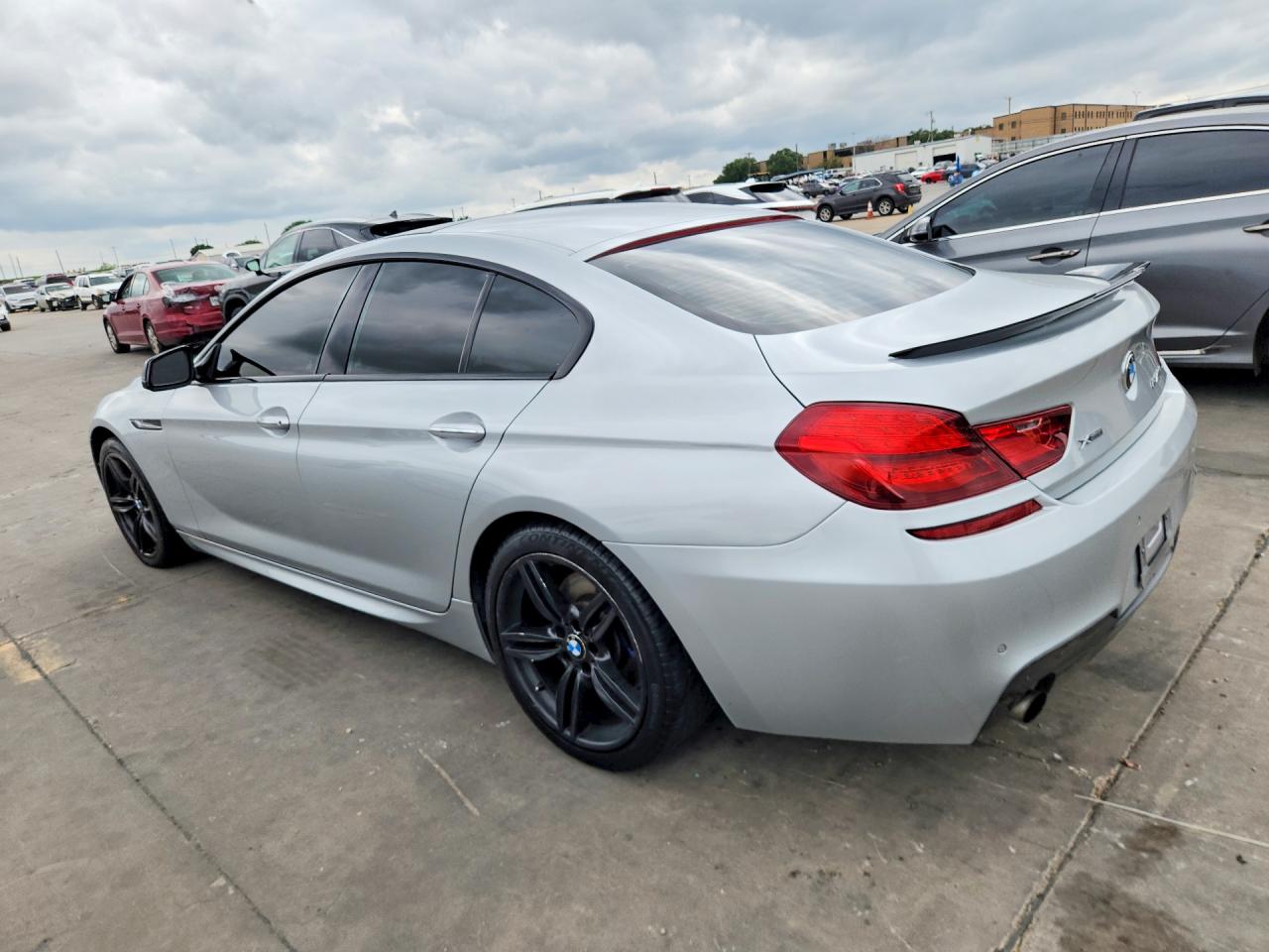 2015 Bmw 640 Xi Gran Coupe Silver vin: WBA6B8C51FD453908