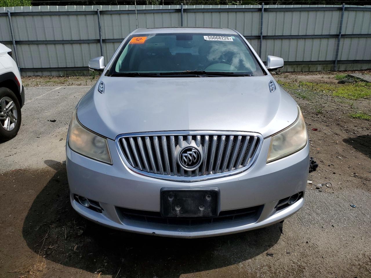 2010 Buick Lacrosse Cxl Silver vin: 1G4GD5EG2AF228890