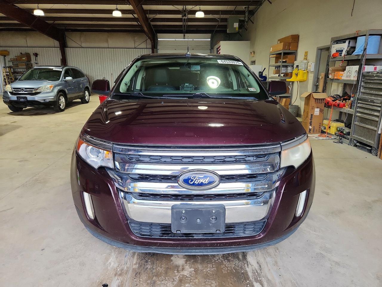 2011 Ford Edge Limited Burgundy vin: 2FMDK4KCXBBA11093