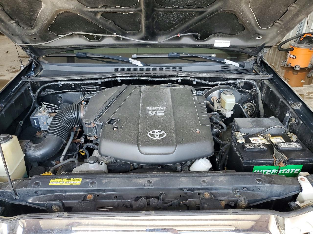 2008 Toyota Tacoma Prerunner Access Cab Черный vin: 5TETU62N78Z543175