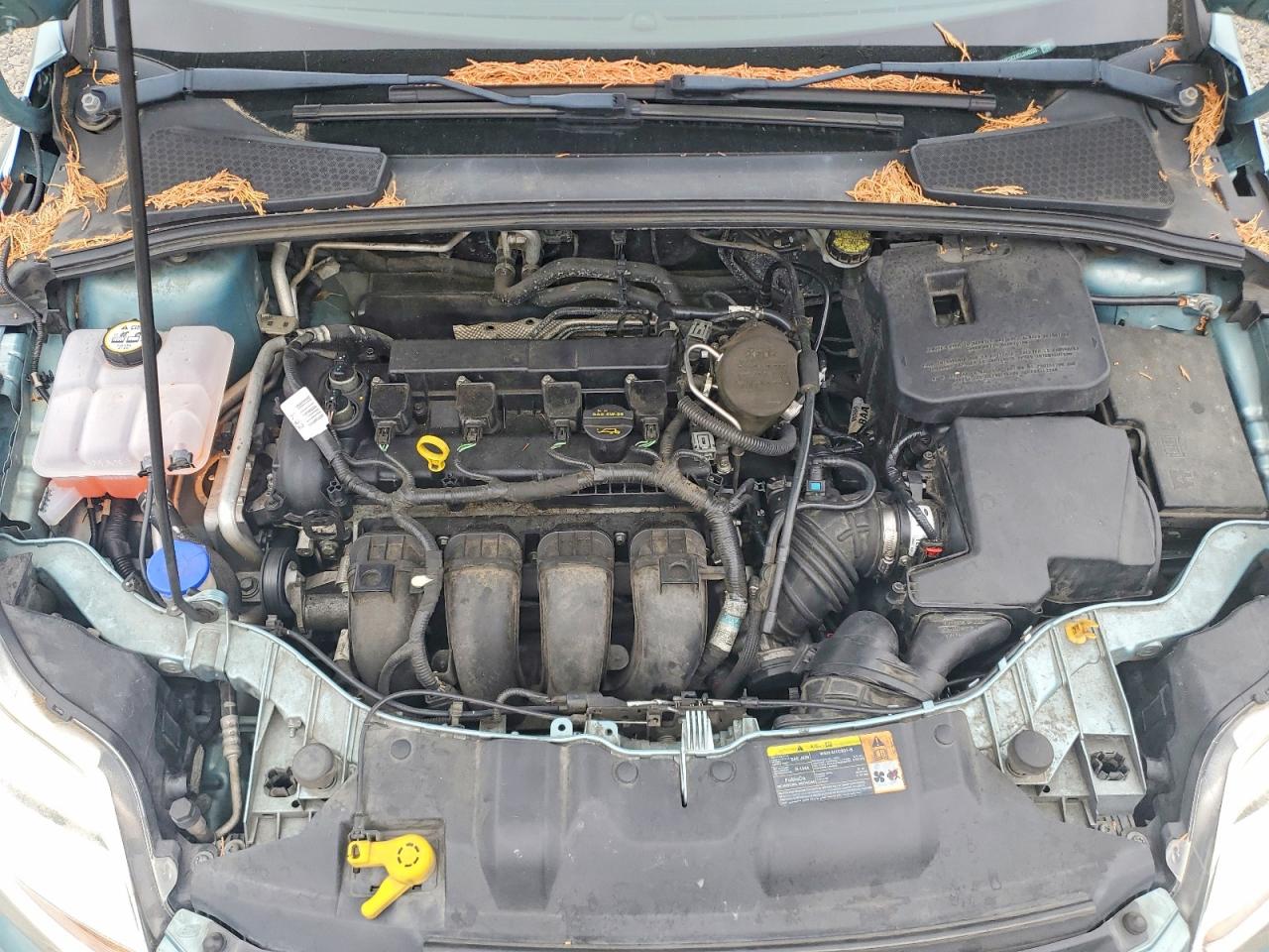 2012 Ford Focus Se Turquoise vin: 1FAHP3K24CL244533