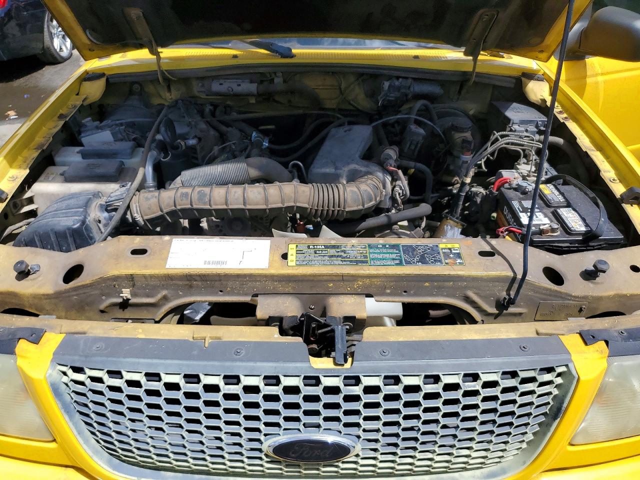 2003 Ford Ranger Super Cab Yellow vin: 1FTYR44V43PA24769