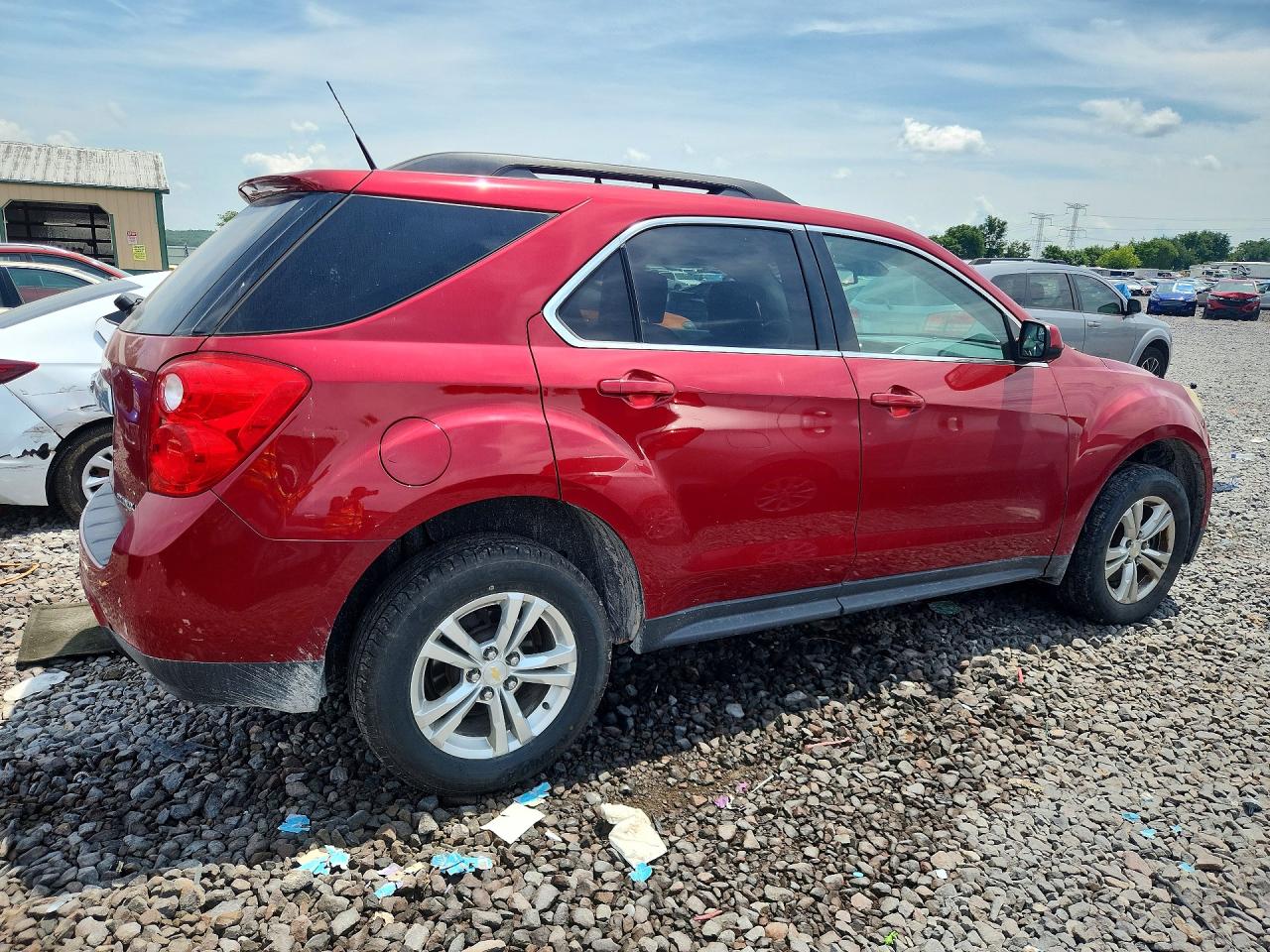 2012 Chevrolet Equinox Lt Red vin: 2GNALDEK8C1296348