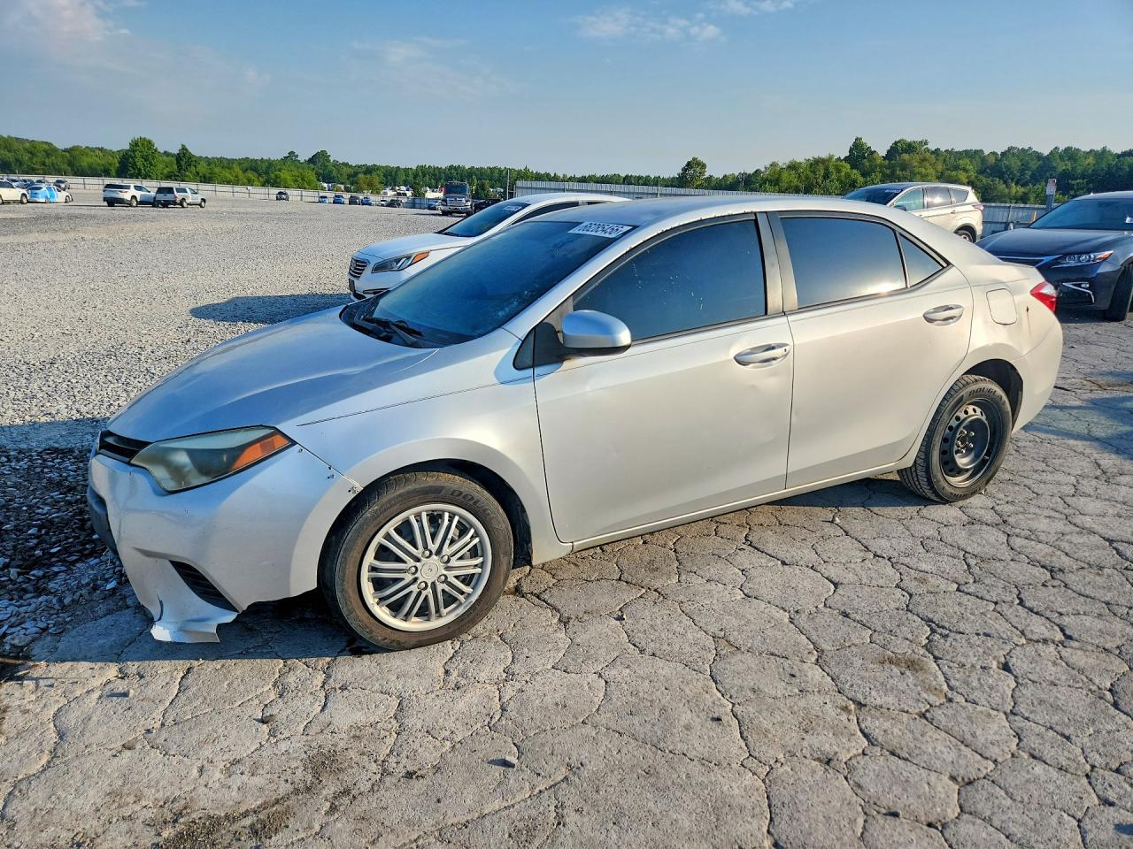 2014 Toyota Corolla Le Silver vin: 5YFBURHE1EP101773
