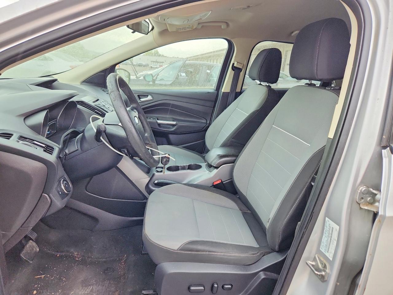 2014 Ford Escape Se Silver vin: 1FMCU0GX2EUE09701