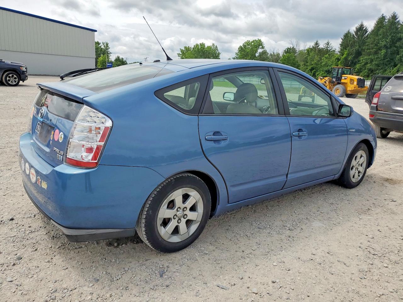 2008 Toyota Prius Base Blue vin: JTDKB20UX87787236