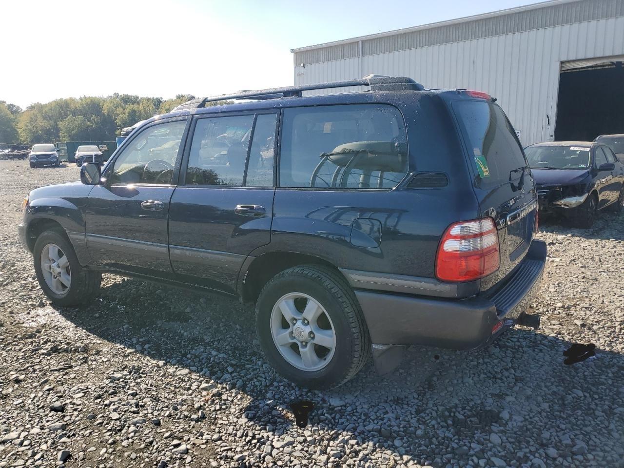 2003 Toyota Land Cruiser Blue vin: JTEHT05J232044467