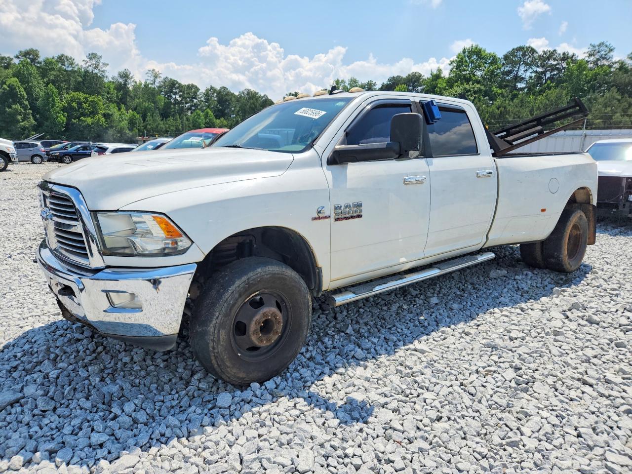 2013 Ram 3500 Slt White vin: 3C63RRHL2DG616278