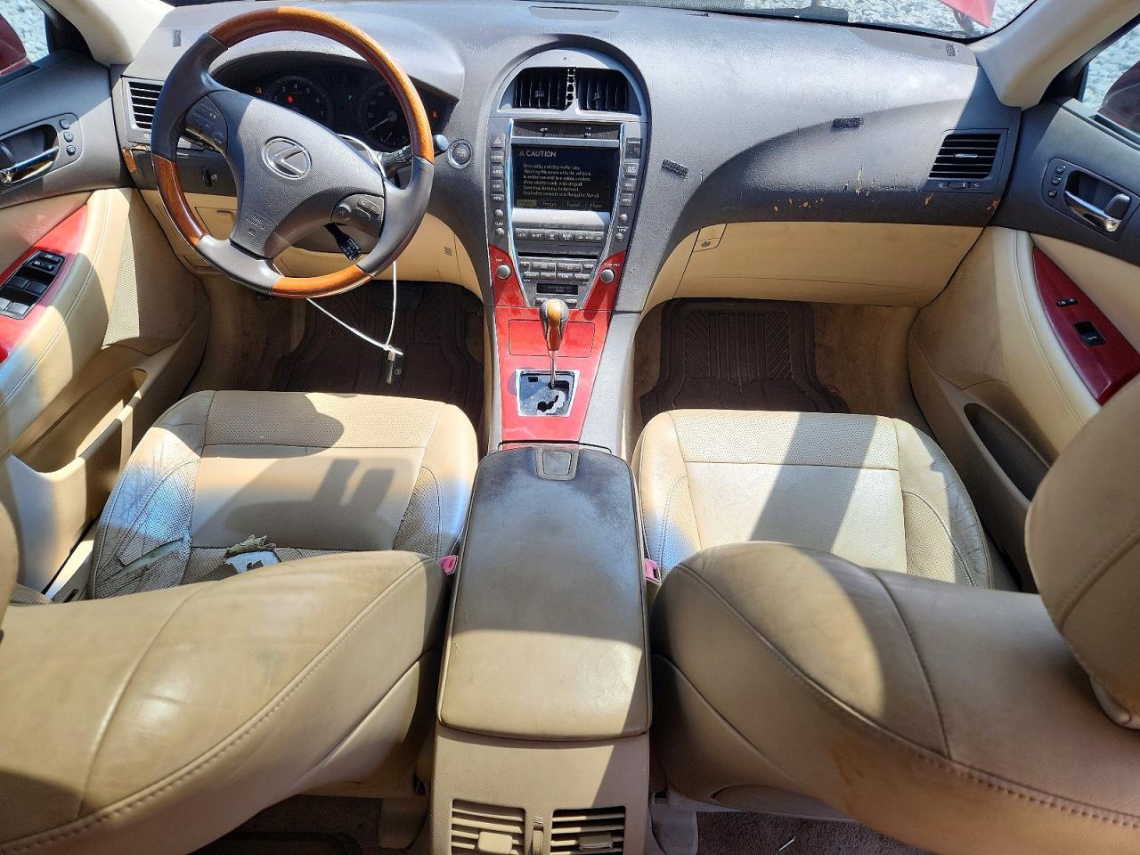 2007 Lexus Es 350 Maroon vin: JTHBJ46G772020258