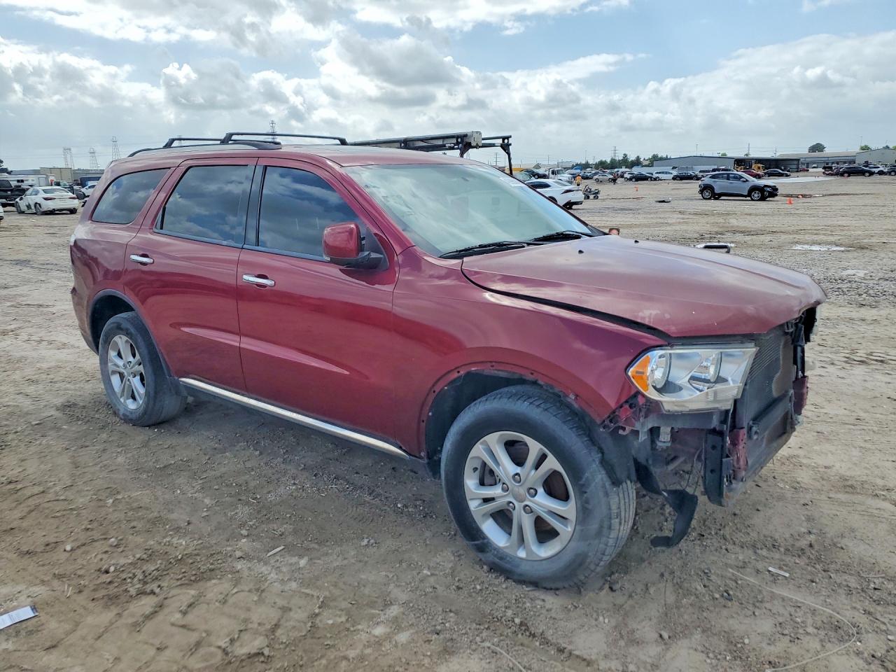 2013 Dodge Durango Crew Burgundy vin: 1C4SDJDT5DC565632