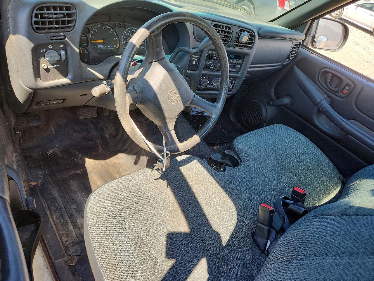 2000 Chevrolet S Truck S10 White vin: 1GCCS14W5YK168969