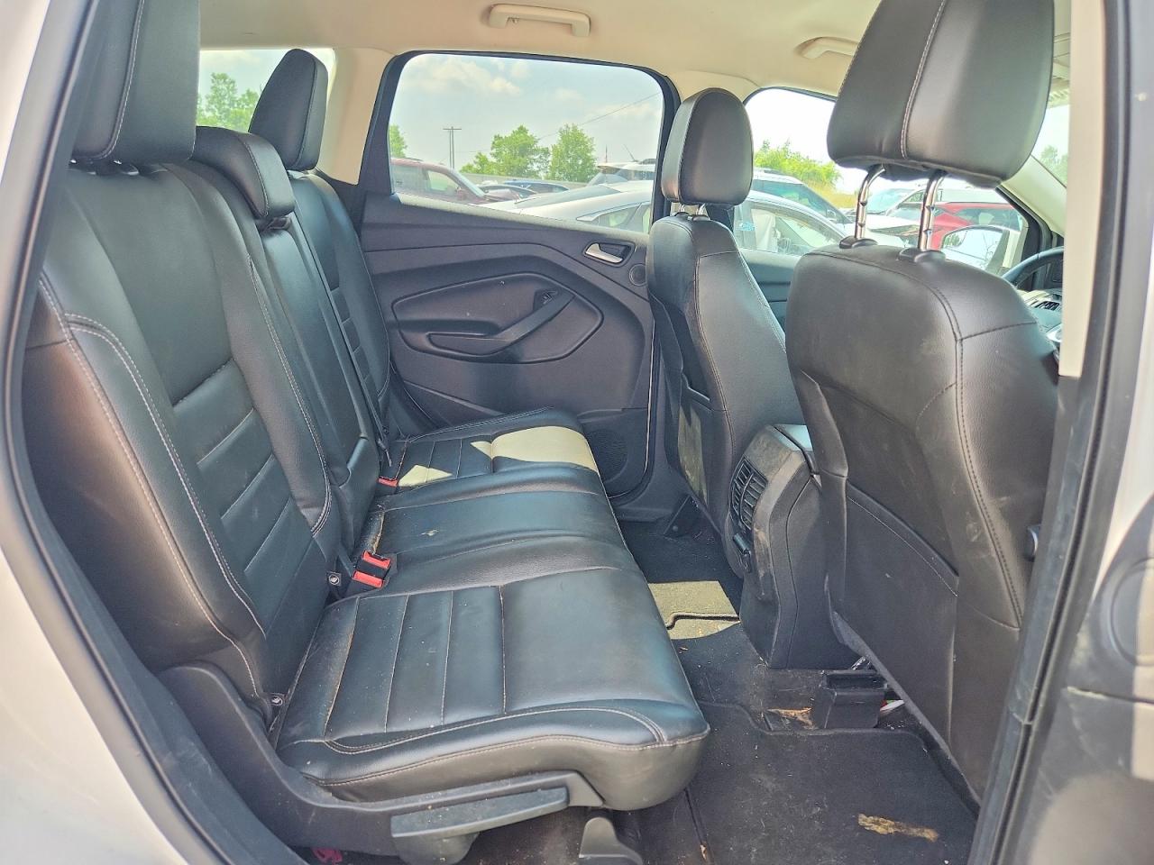 2014 Ford Escape Se White vin: 1FMCU9G95EUB82591