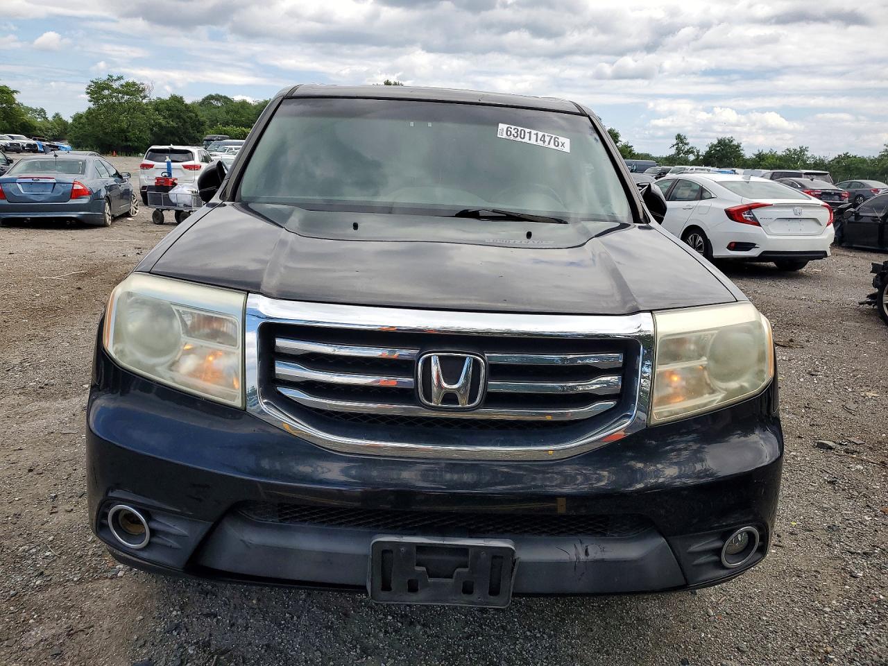 2012 Honda Pilot Exl Black vin: 5FNYF4H59CB010380