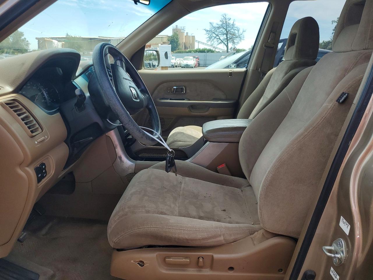 2004 Honda Pilot Ex Brown vin: 2HKYF18464H616678