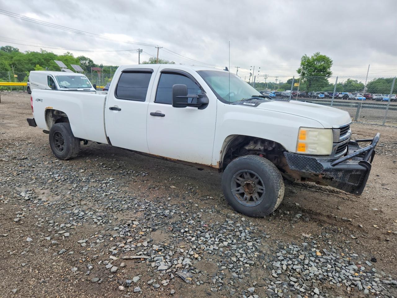 2009 Chevrolet Silverado K2500 Heavy Duty Lt White vin: 1GCHK53KX9F115075