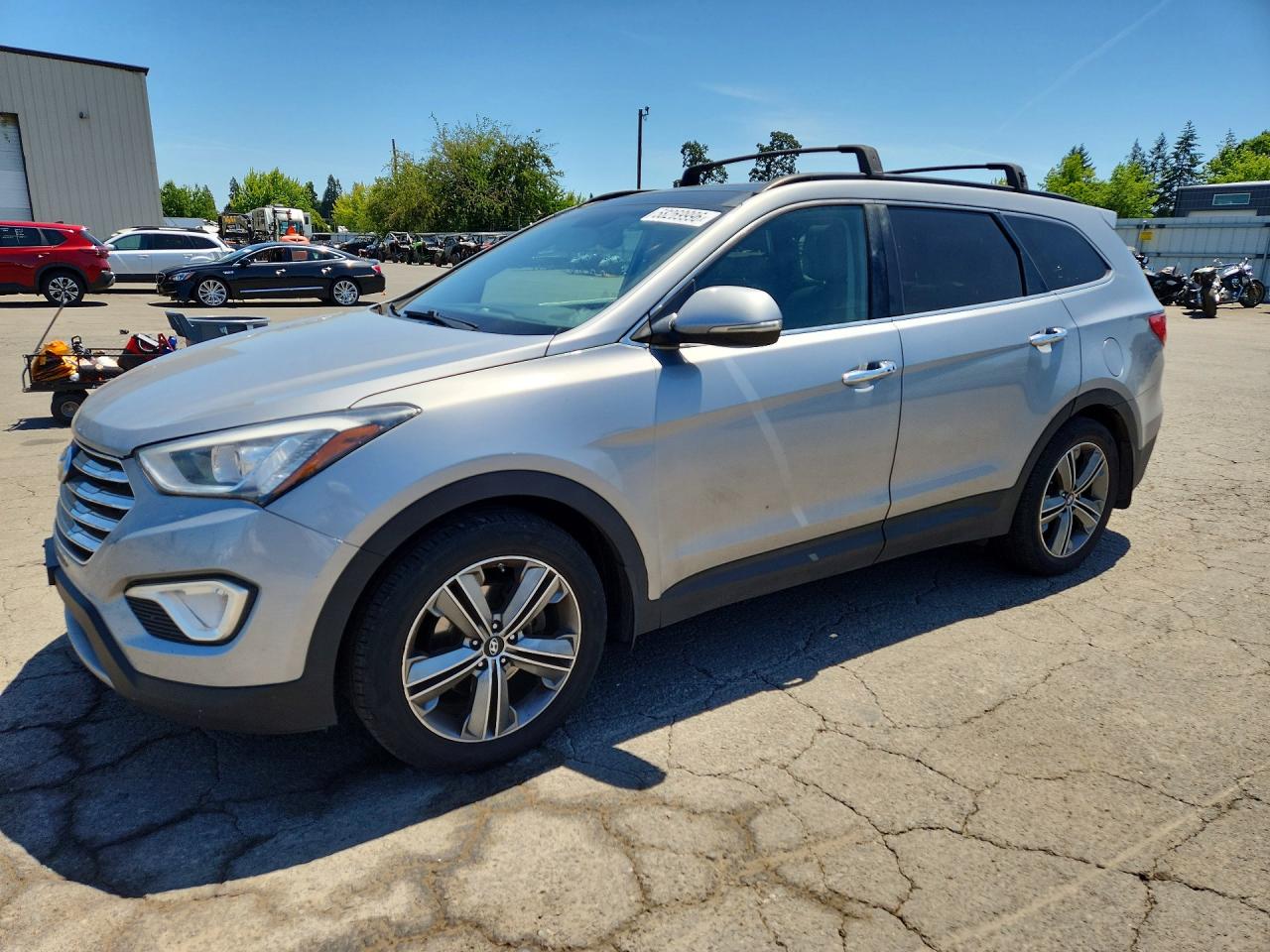 2015 Hyundai Santa Fe Gls Серебряный vin: KM8SRDHF6FU125192