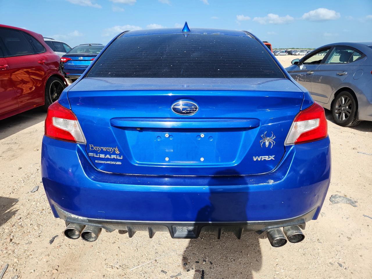 2015 Subaru Wrx Blue vin: JF1VA1A67F9822171
