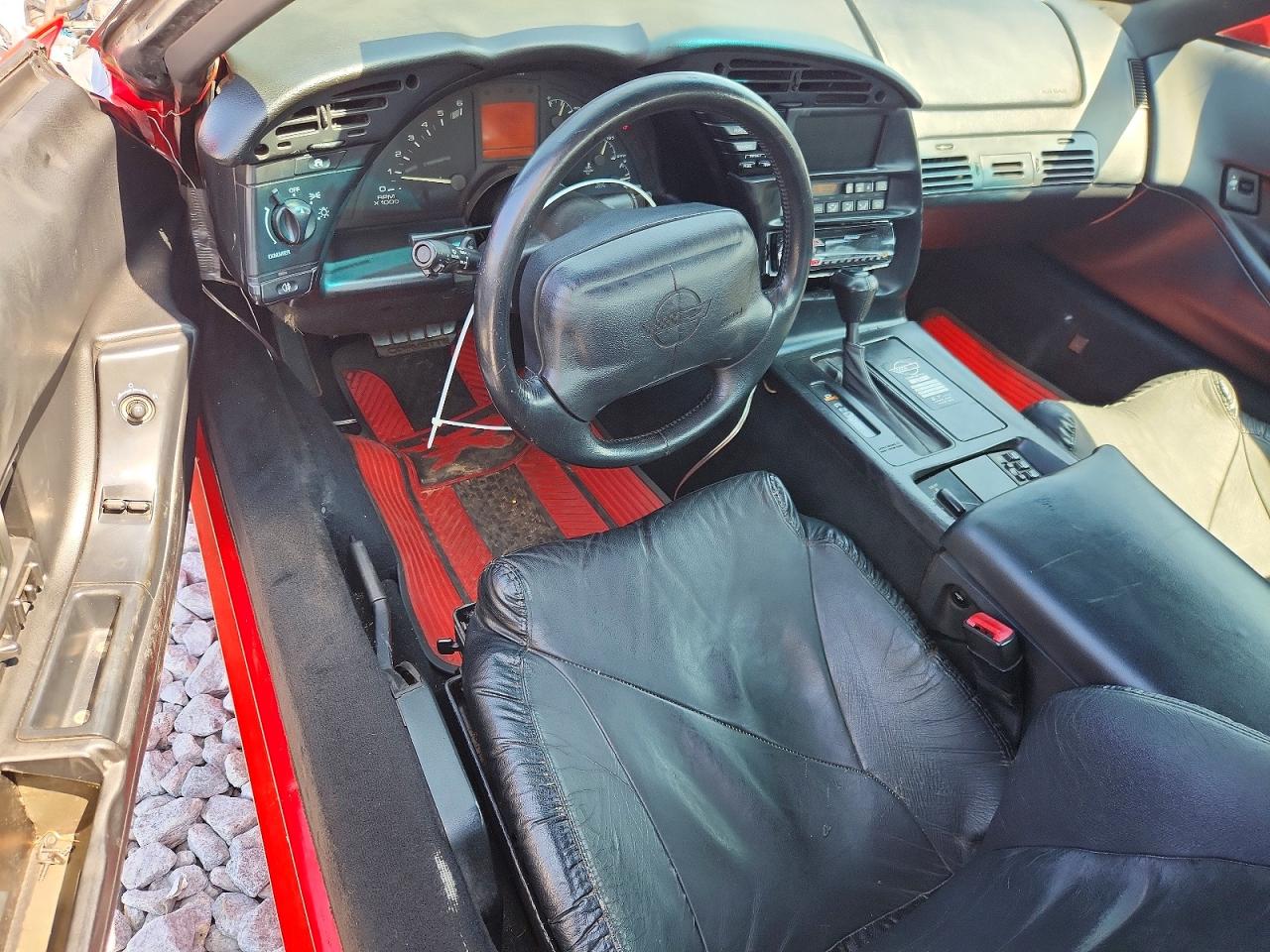 1996 Chevrolet Corvette Red vin: 1G1YY22P7T5100193