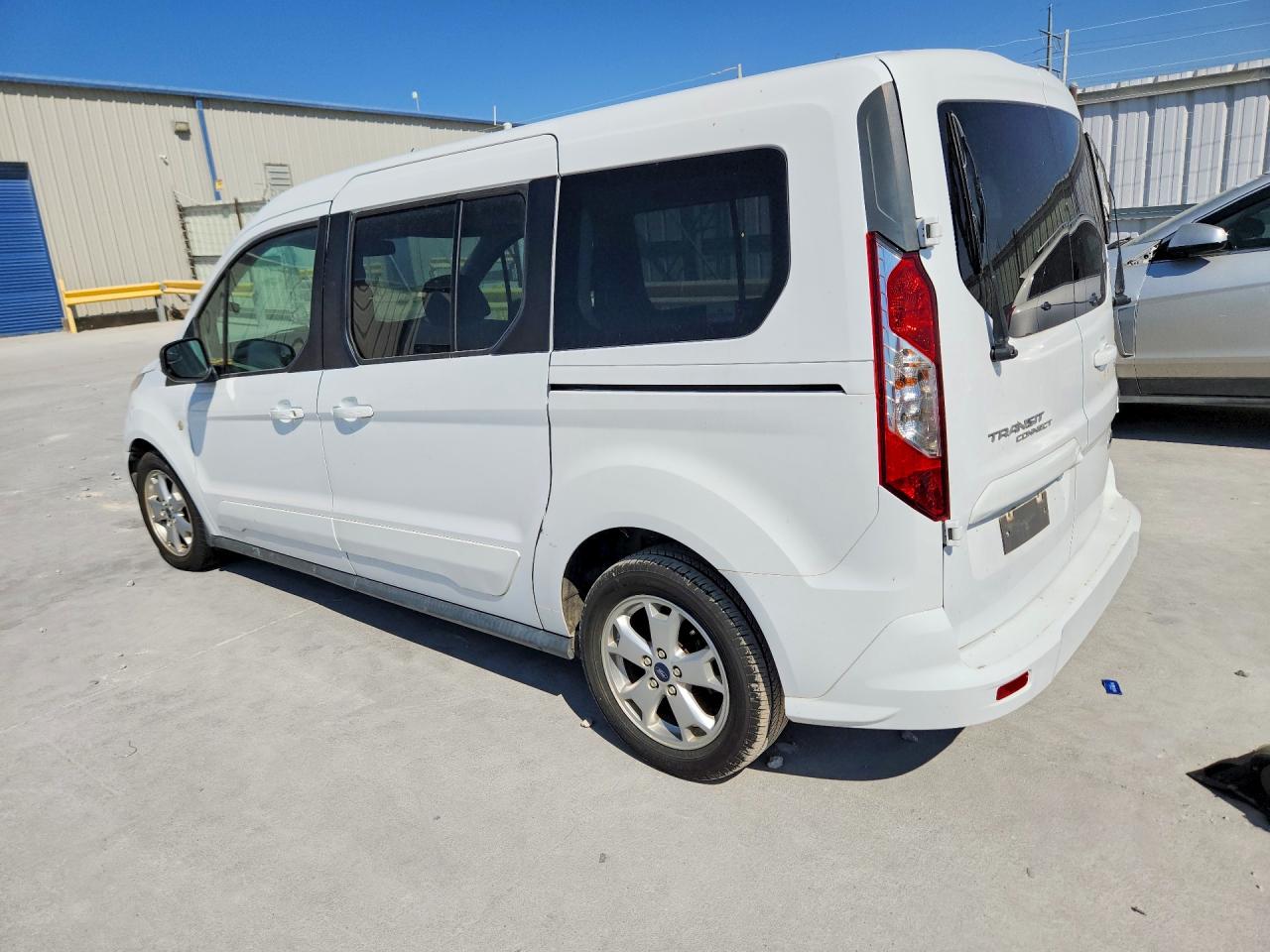 2014 Ford Transit Connect Xlt White vin: NM0GS9F75E1141193