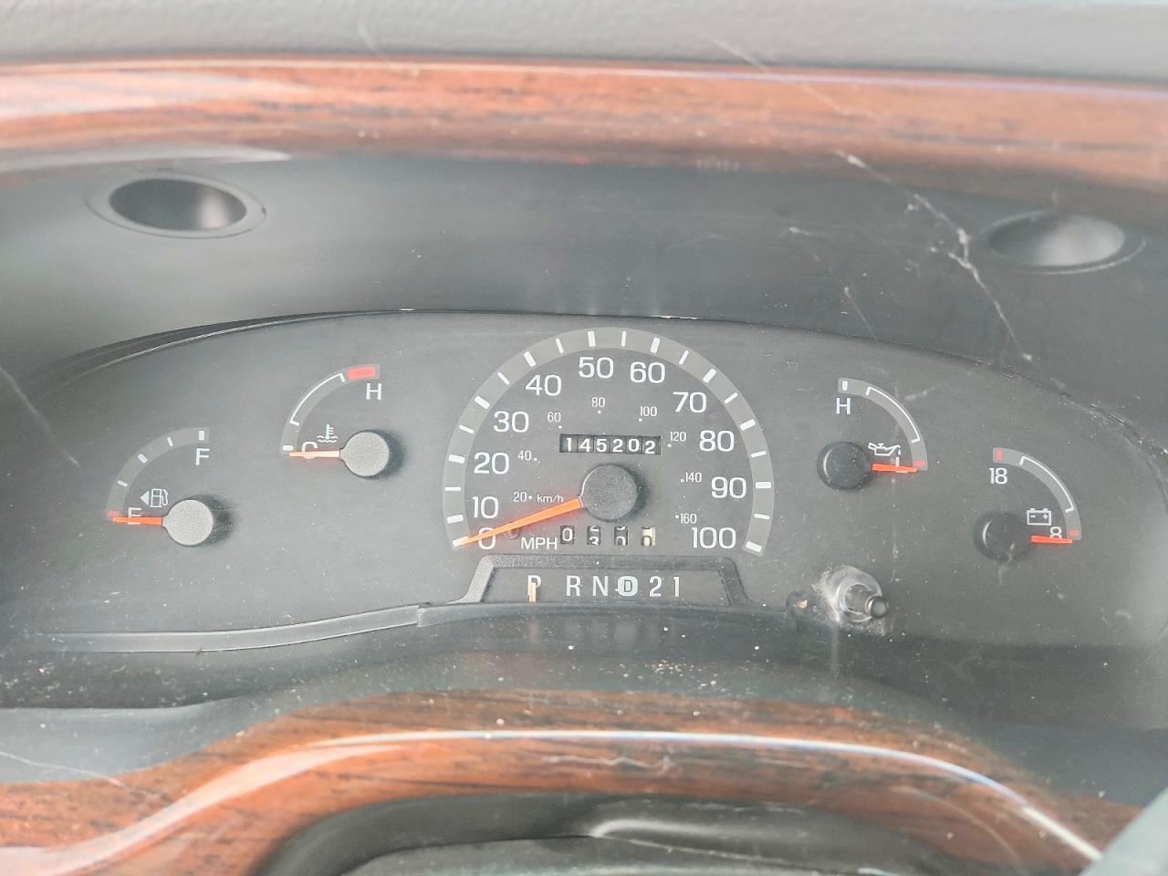 2000 Ford Econoline E150 Van Blue vin: 1FDRE14L3YHB69313