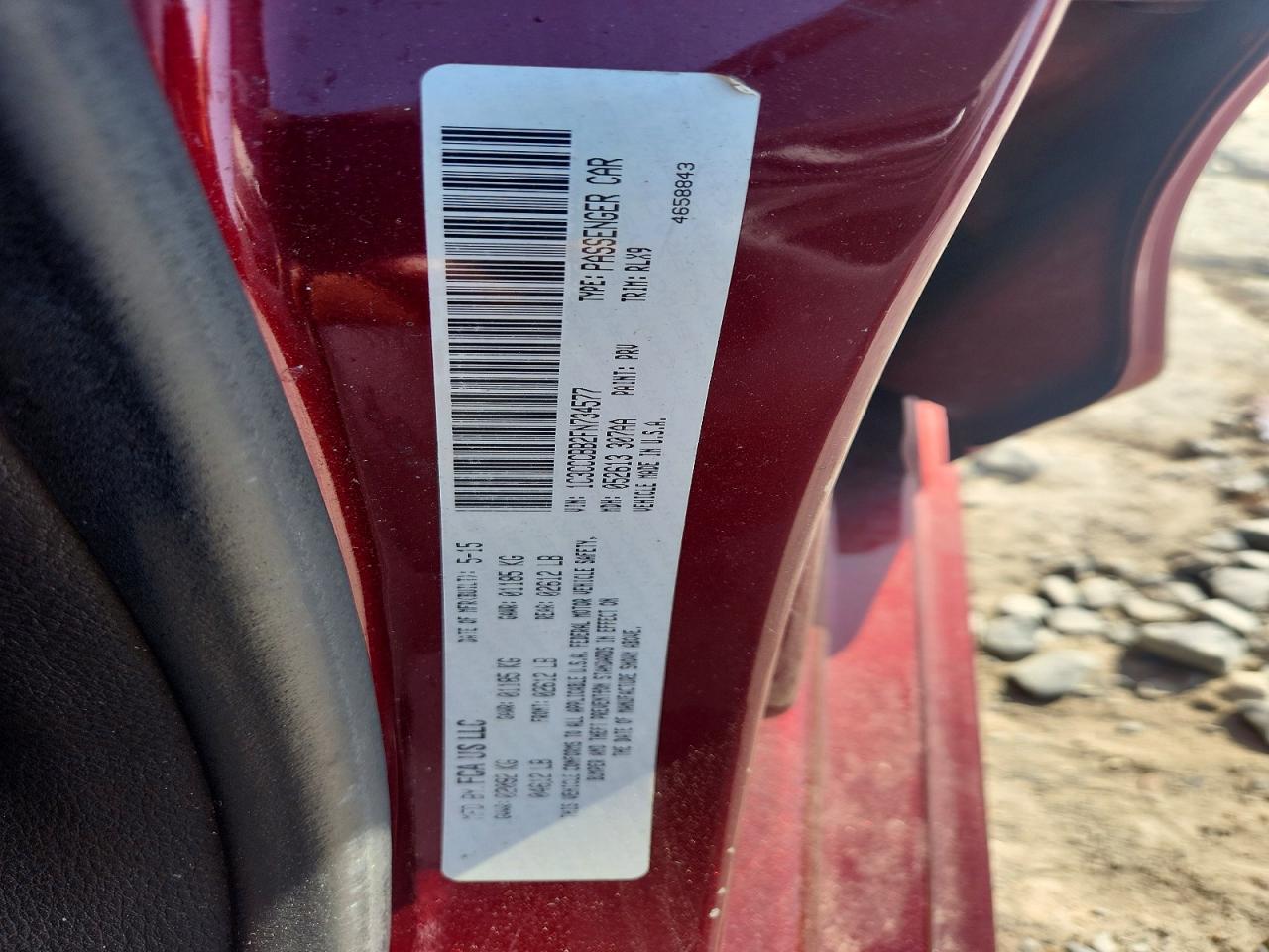 2015 Chrysler 200 S Burgundy vin: 1C3CCCBB2FN734577