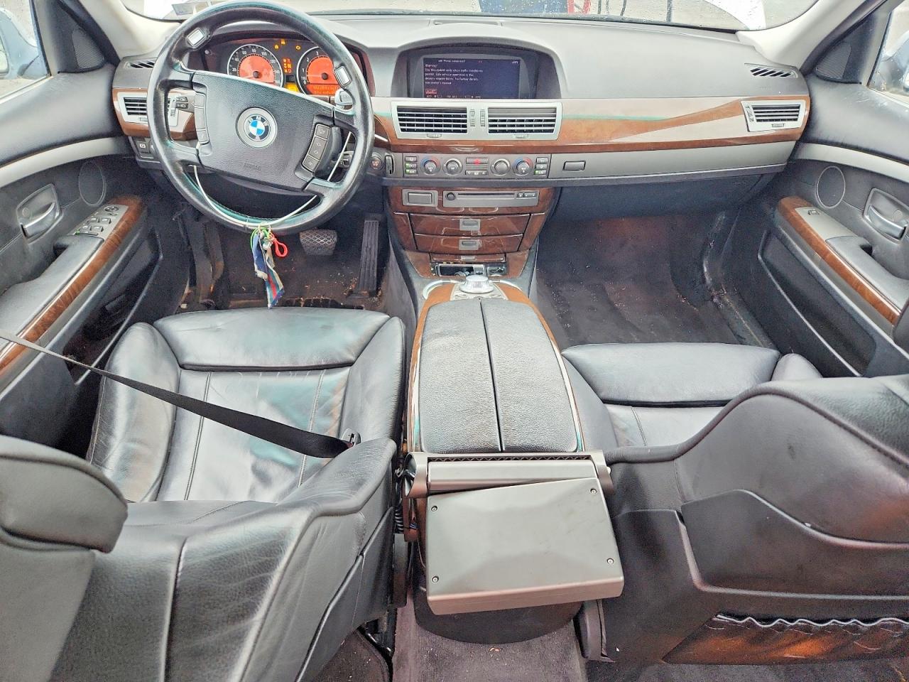 2005 Bmw 745 Li Silver vin: WBAGN63595DS60839