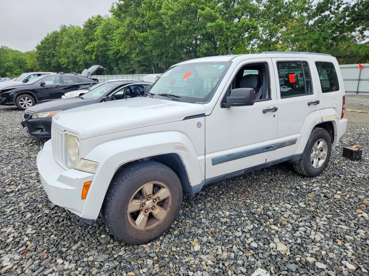 2011 Jeep Liberty Sport White vin: 1J4PN2GK6BW521334