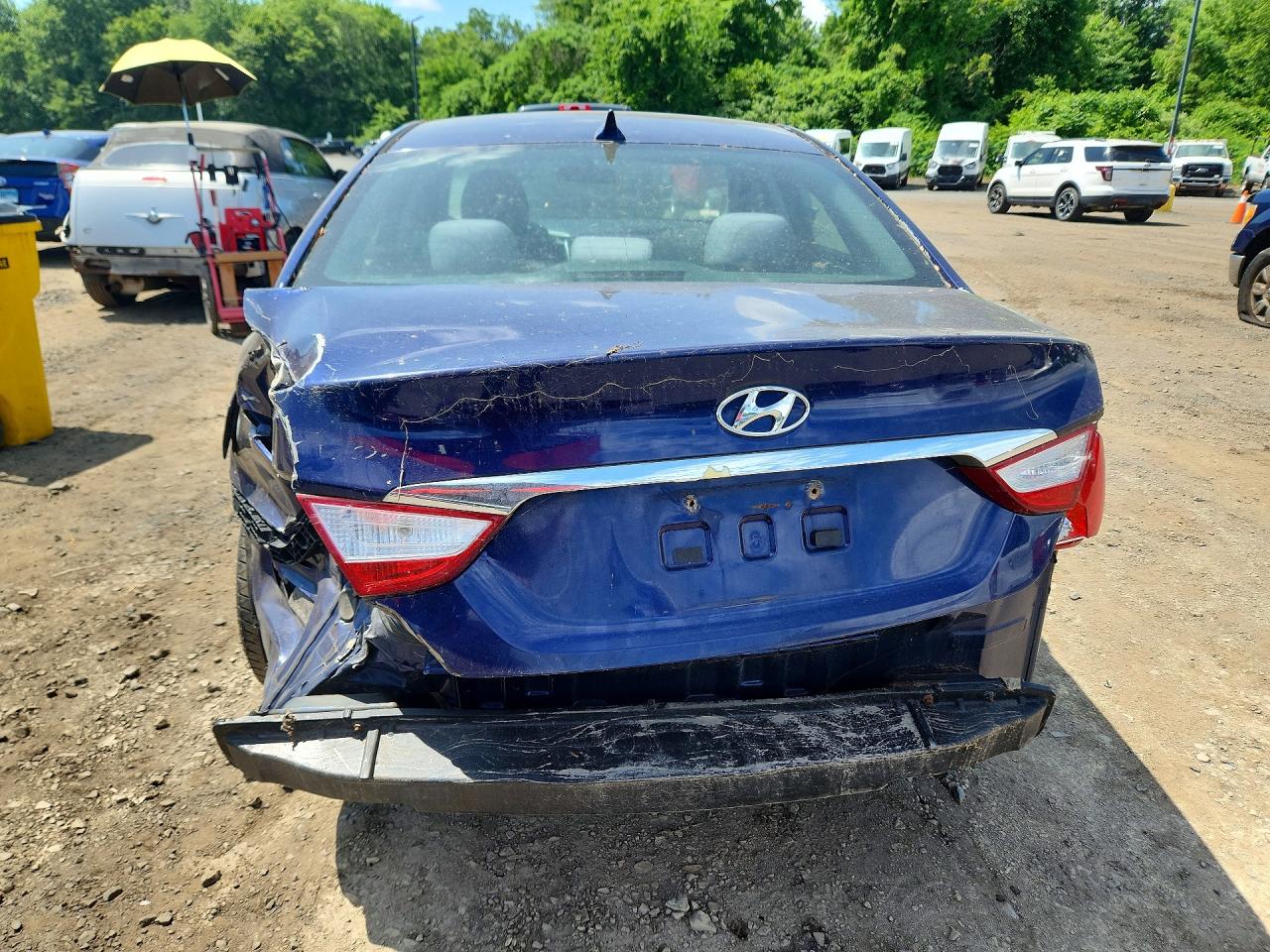 2011 Hyundai Sonata Gls Blue vin: 5NPEB4AC5BH274686