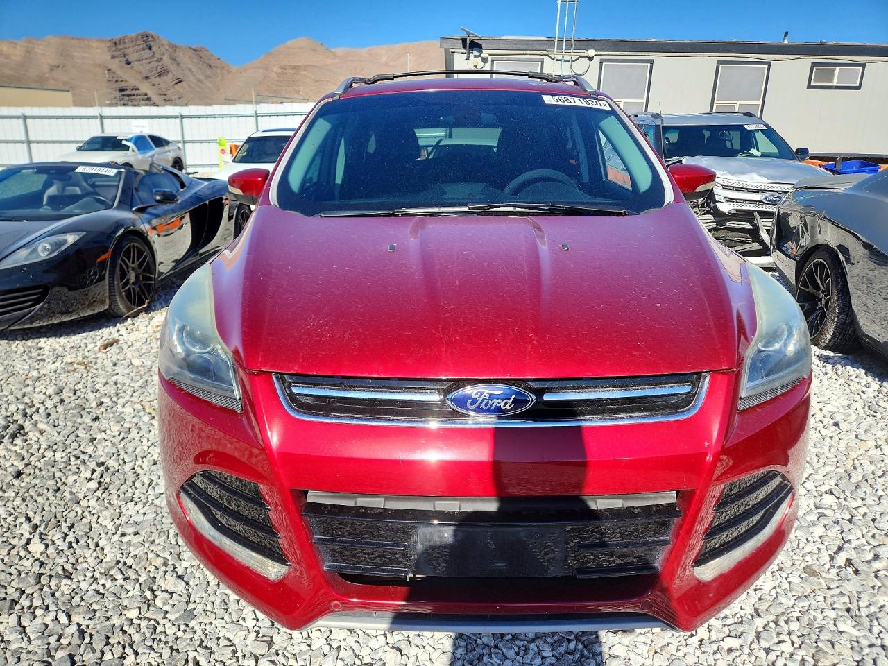 2013 Ford Escape Titanium Red vin: 1FMCU0J95DUC01725