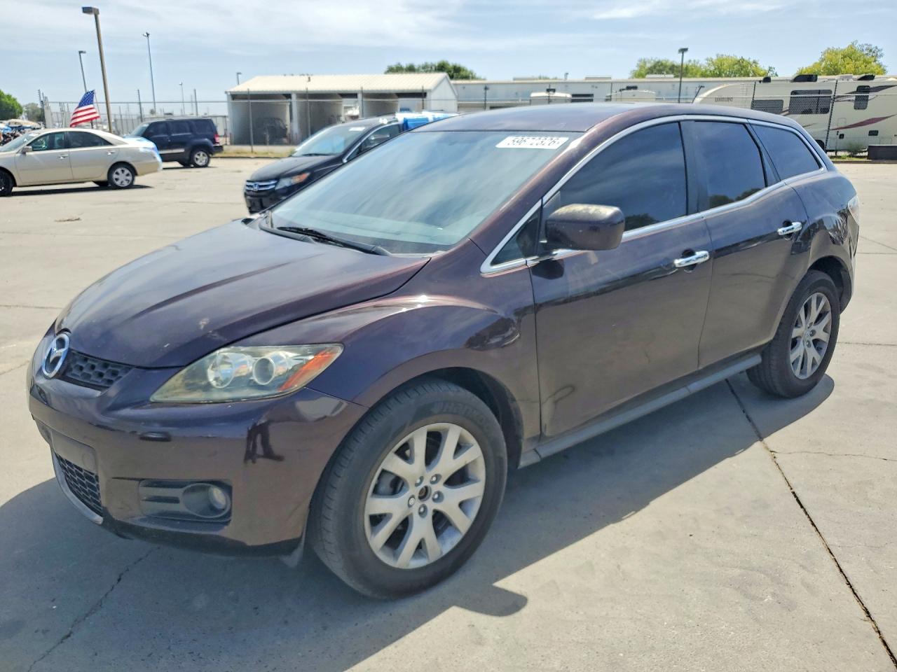2008 Mazda Cx-7 Фиолетовый vin: JM3ER29L480187086