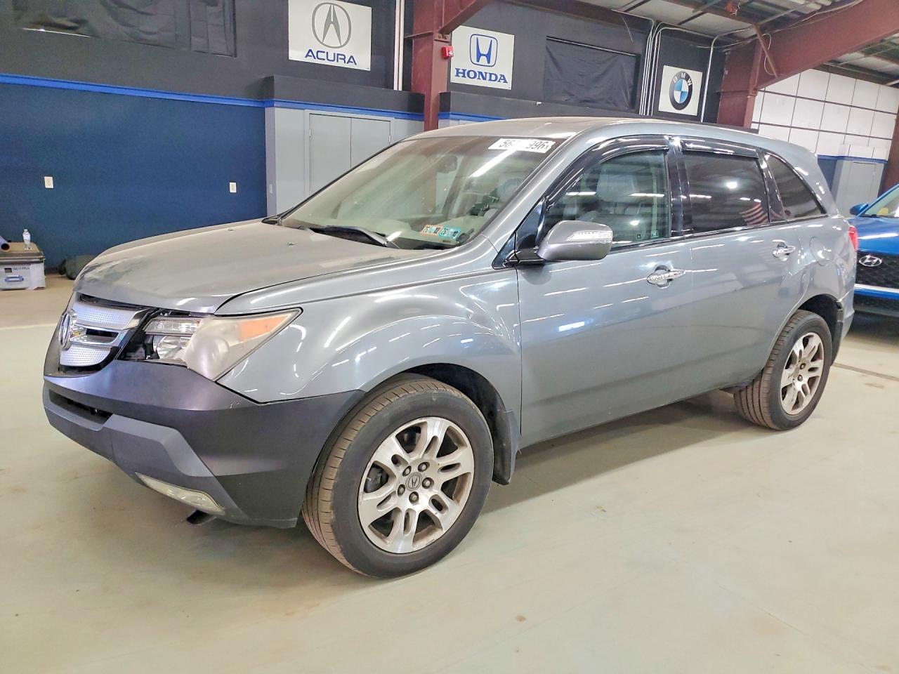 2008 Acura Mdx Gray vin: 2HNYD28258H502822