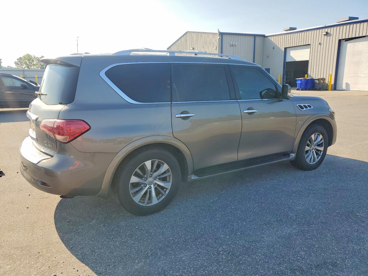 2015 Infiniti Qx80 Base Brown vin: JN8AZ2NFXF9573709