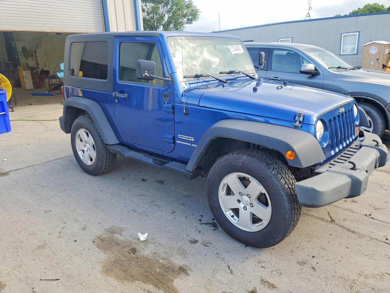 2010 Jeep Wrangler Sport Blue vin: 1J4AA2D13AL106114