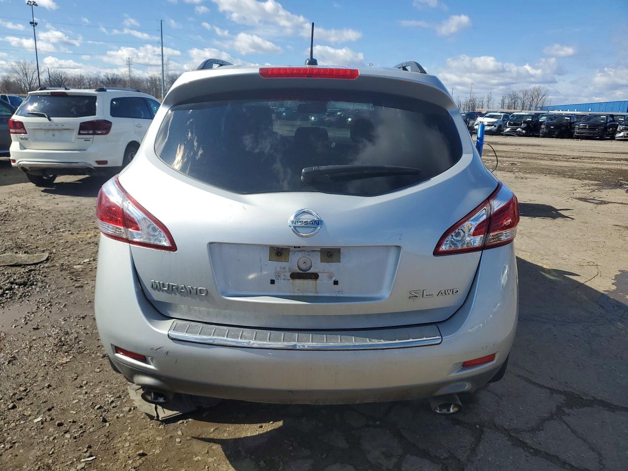 2011 Nissan Murano S Silver vin: JN8AZ1MW1BW176655