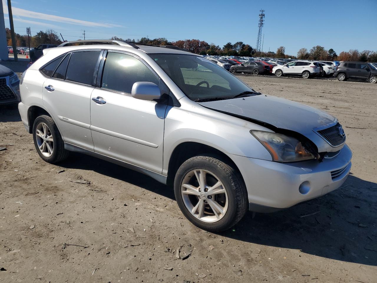 2008 Lexus Rx 400h Серебряный vin: JTJHW31U582043072
