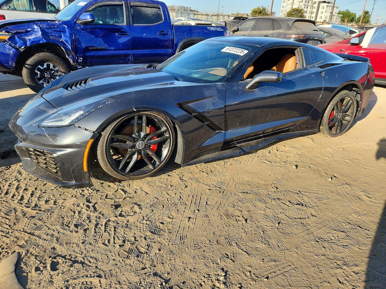 2015 Chevrolet Corvette Stingray 2lt Gray vin: 1G1YC2D78F5109386